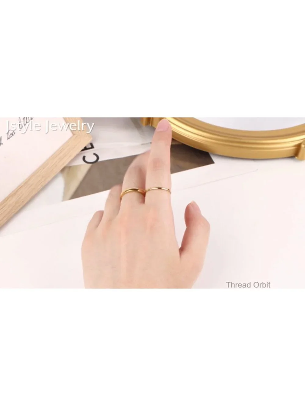 14K Gold Filled Stacking Rings Set, Dainty Thin Band Comfort Fit
